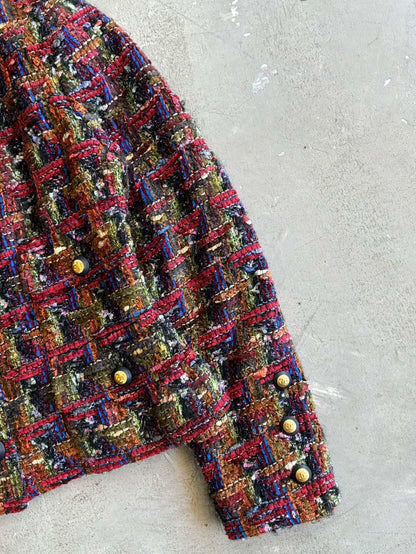 1993 Chanel Multicolor Tweed Blazer