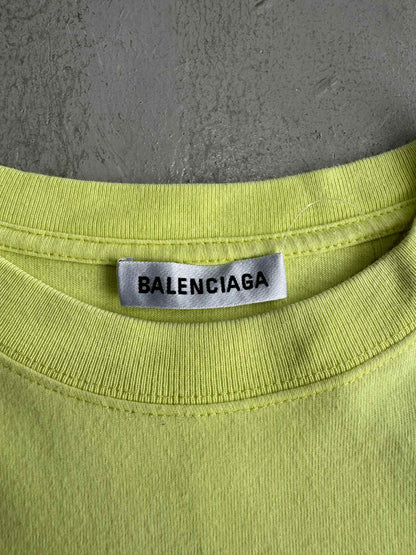 Balenciaga Crew Print Cotton Shirt