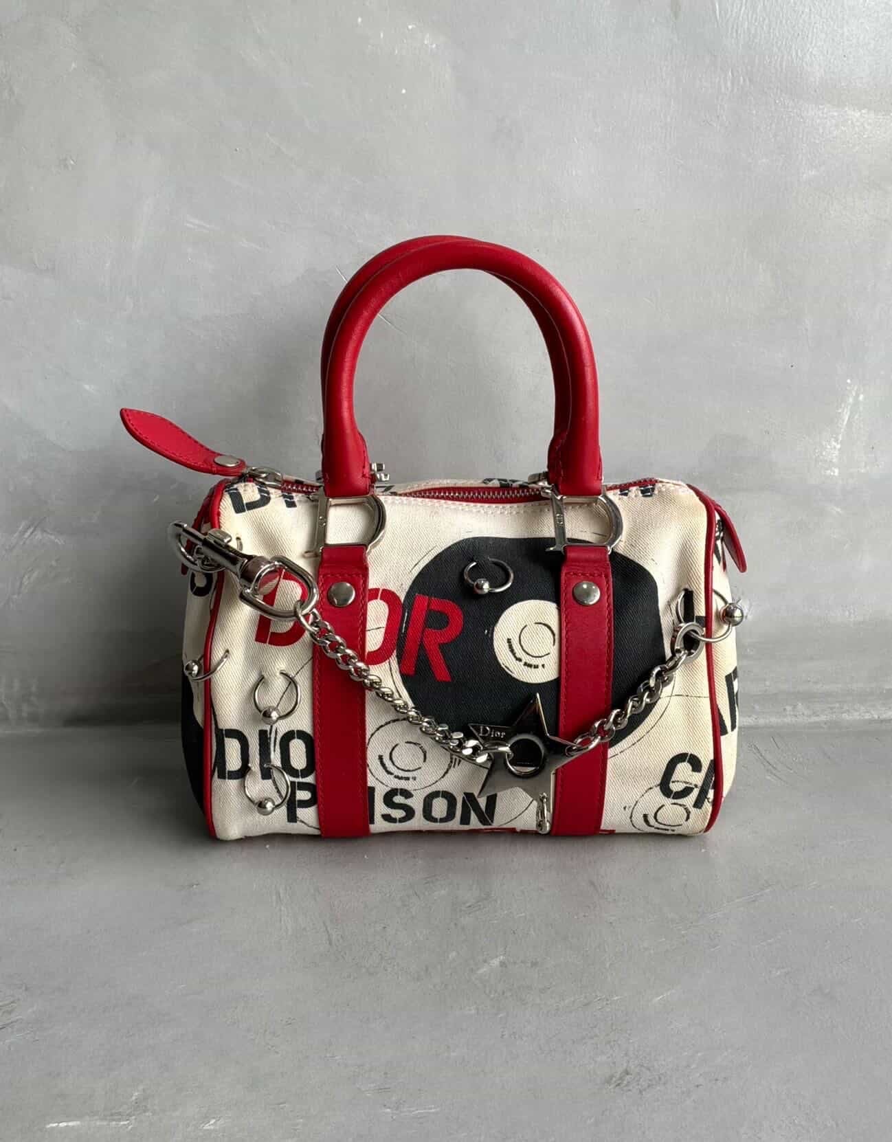 2004 Dior Hardcore Mini Boston Bag