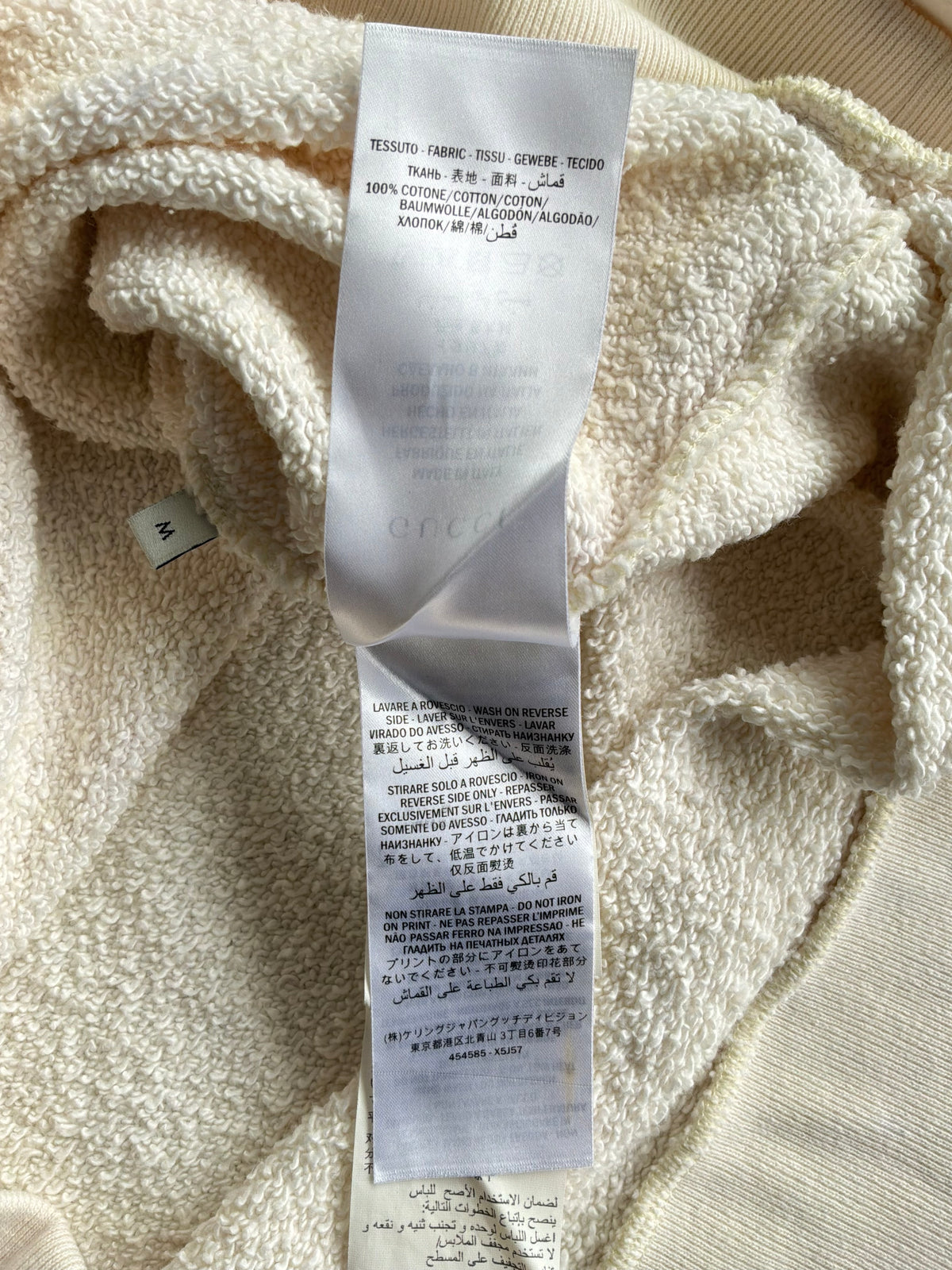Gucci GG Box Logo Distressed Hoodie