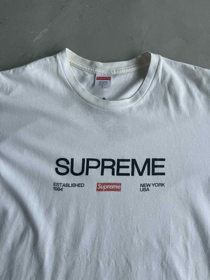 Supreme Est 1994 White Shirt
