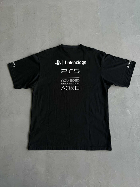 Balenciaga Ps5 Black tee