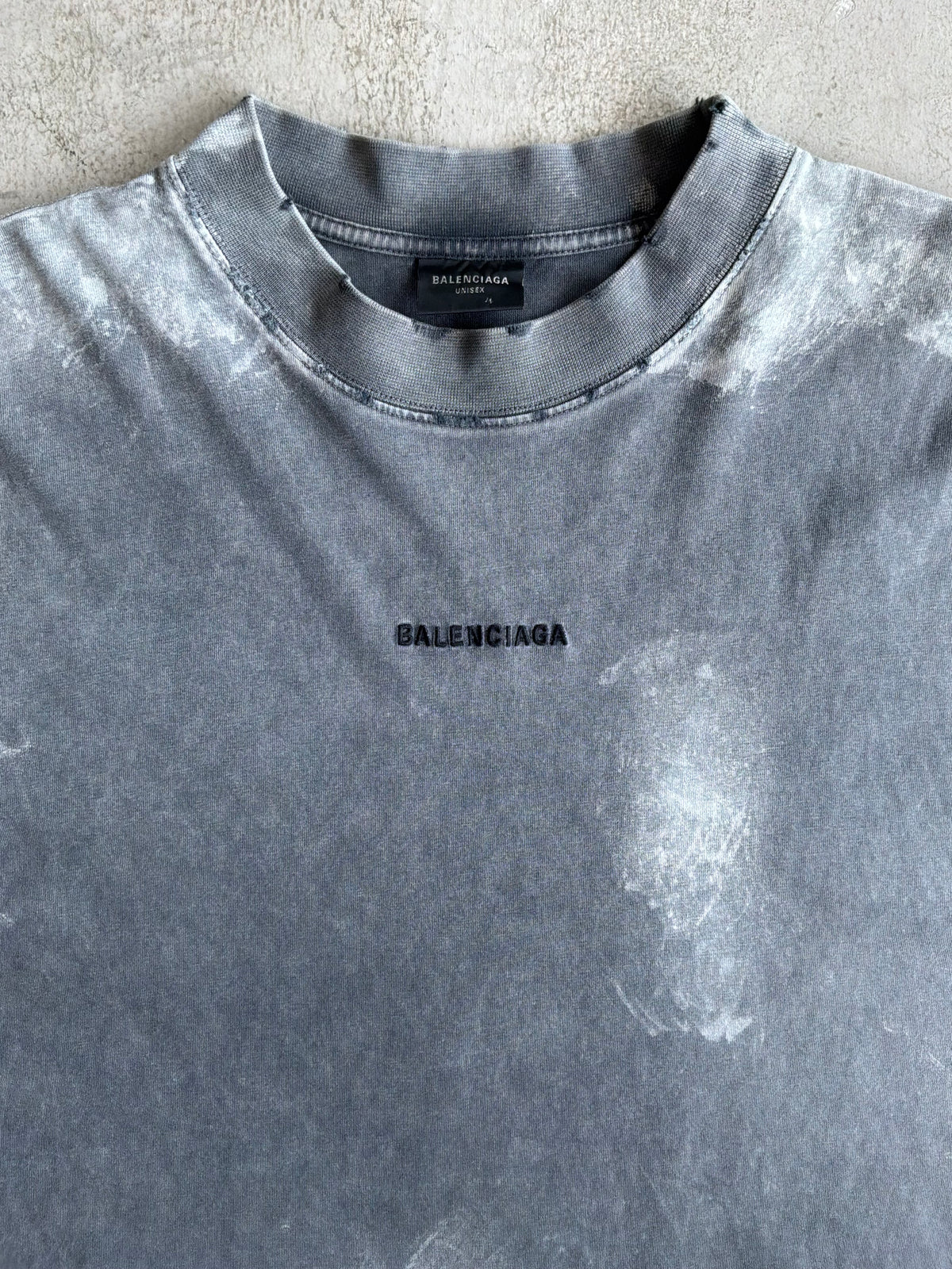 Balenciaga Spellout Tye Die Shirt