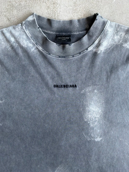 Balenciaga Spellout Tye Die Shirt