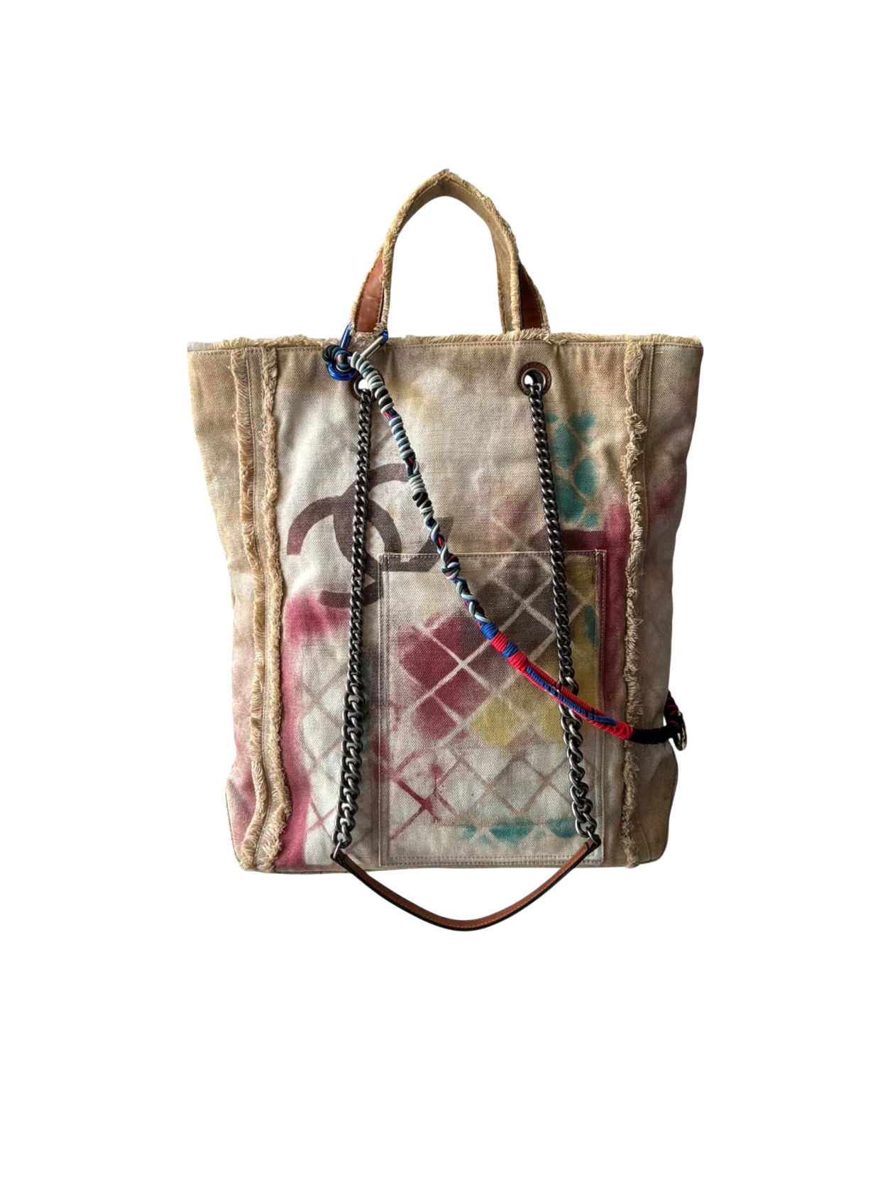 2014 Chanel Art School Graffiti Tote Bag