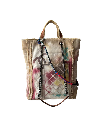 2014 Chanel Art School Graffiti Tote Bag