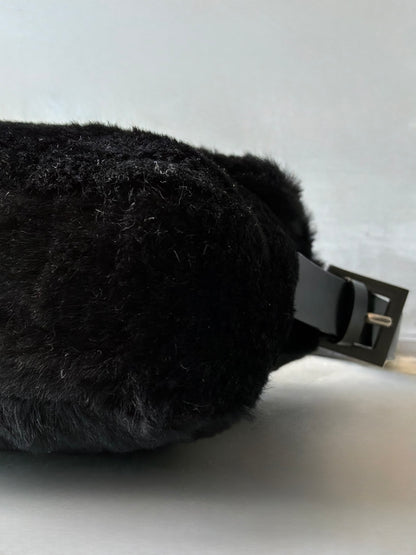 Fendi Rabbit Fur Baguette Bag