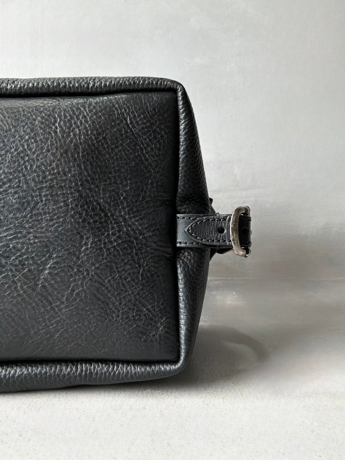 Chrome Hearts Grained Leather Clutch Bag