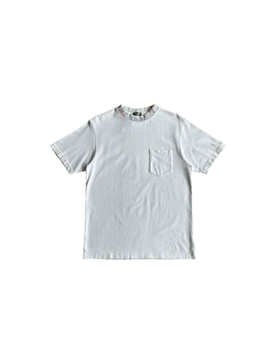 Dior Neck Script Pocket Tee