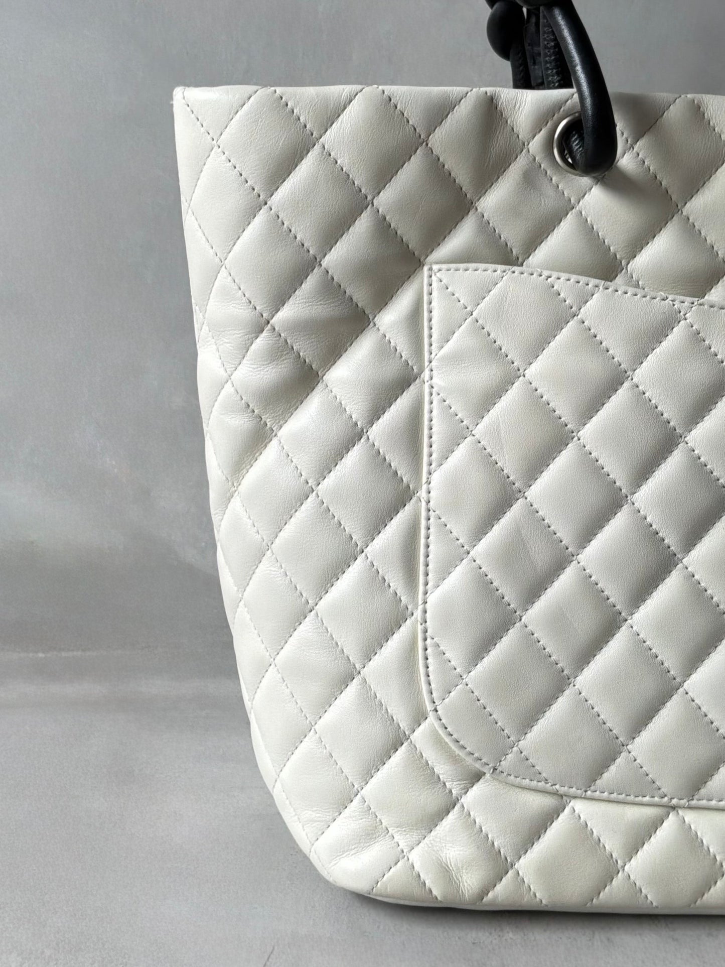 Chanel Cambon Ligne Phyton CC Tote Bag