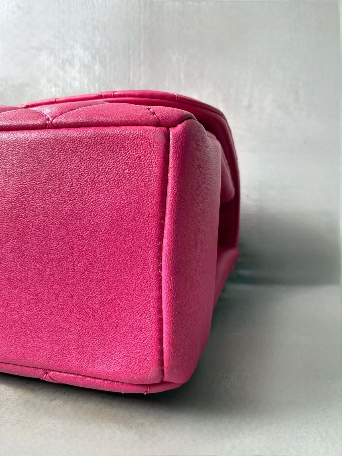 Chanel Classic Single Flap Medium Pink Lambskin Bag