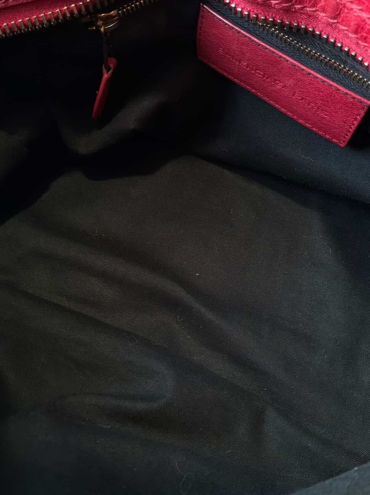 Balenciaga Classic City Giant 21 Bronze Red Lambskin Bag