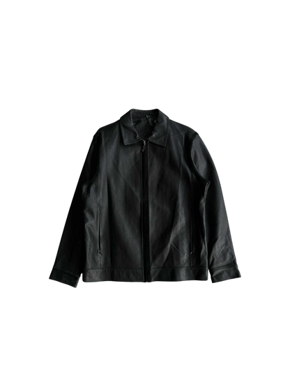 Vintage Balenciaga Velour Leather Jacket