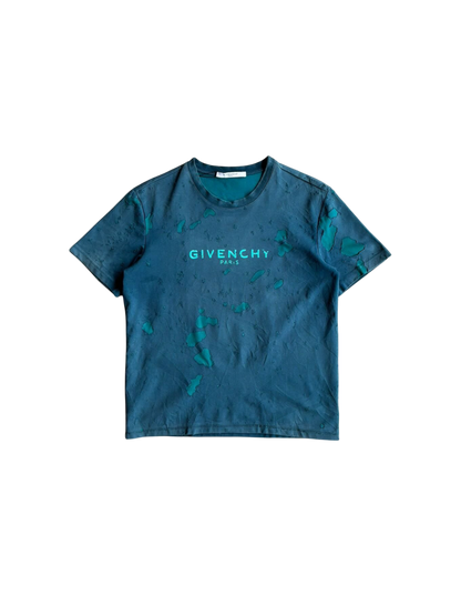 Givenchy Distressed Script Tee