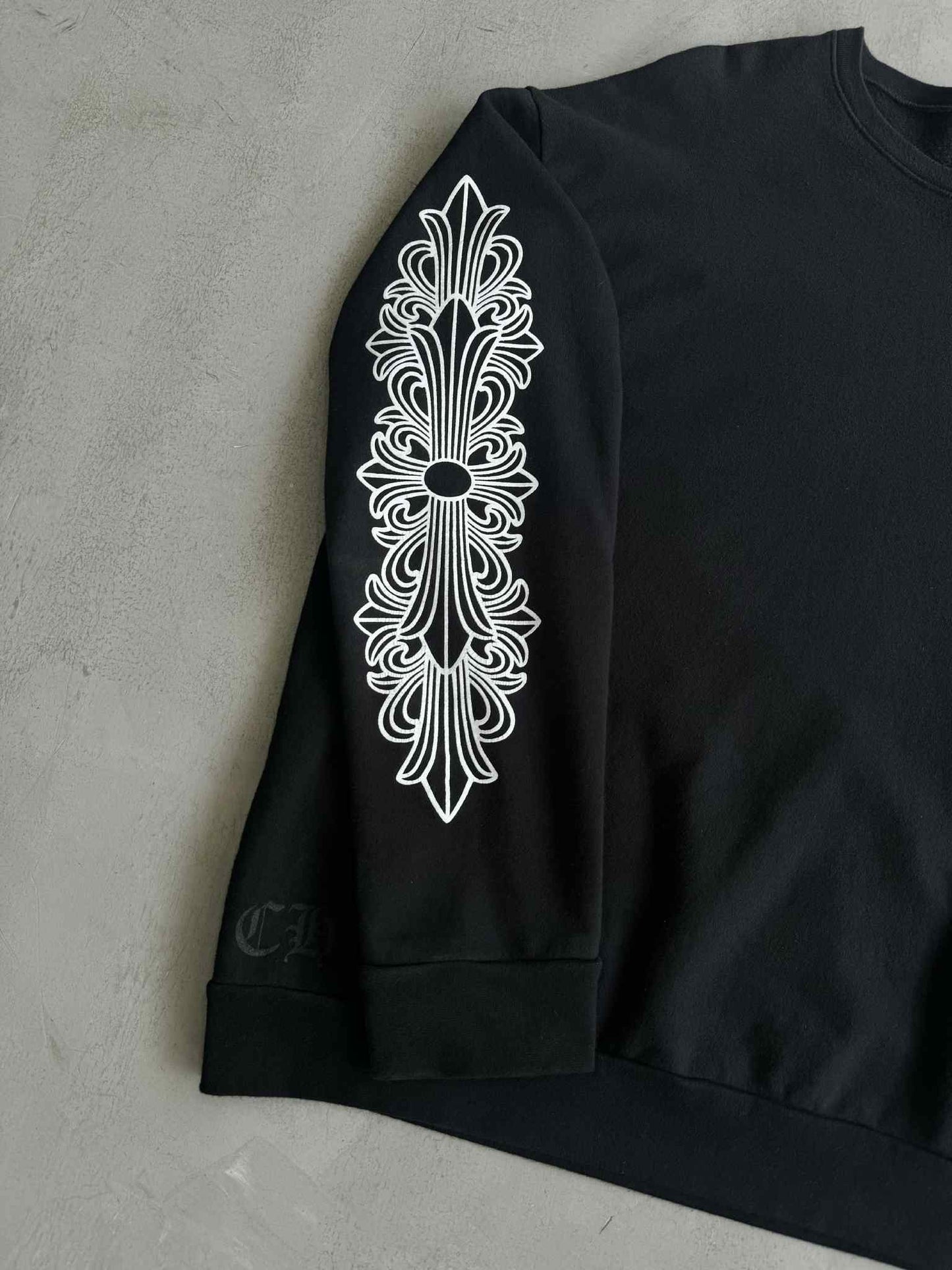 Chrome Hearts Floral Horseshoe Crewneck