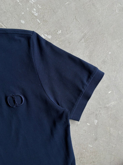 Dior Icon Logo Navy Polo Shirt