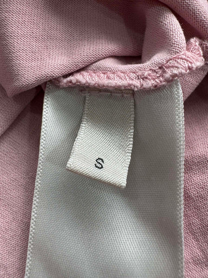Celine Pink Scrip Logo Shirt