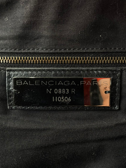 Balenciaga XL Weekender Black on Brass Lambskin Bag