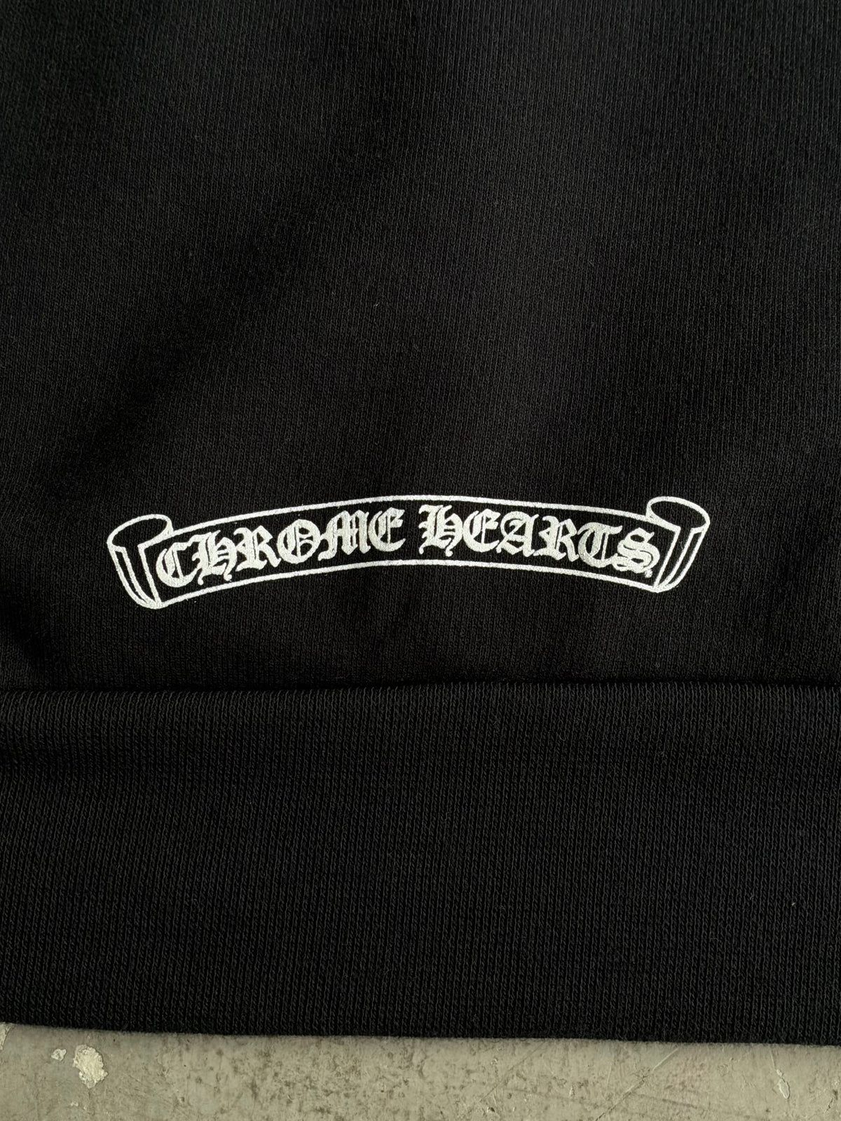 Chrome Hearts Scroll Logo Pullover Hoodie