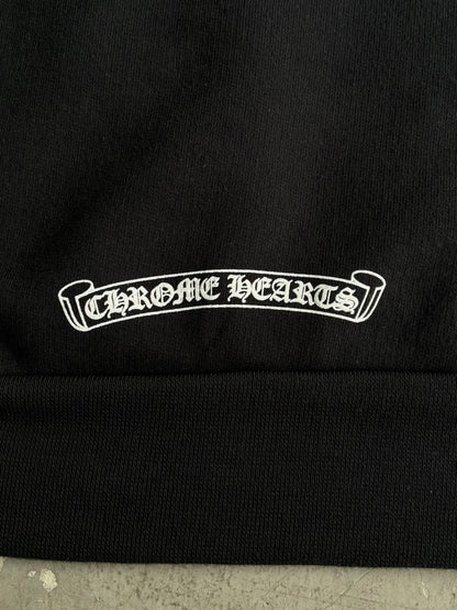 Chrome Hearts Scroll Logo Pullover Hoodie