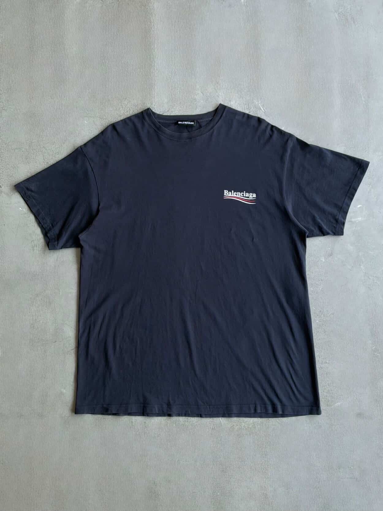 Balenciaga Political Campaign Navy