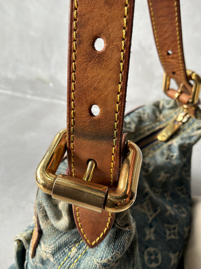 Louis Vuitton Denim Monogram PM Shoulder Bag