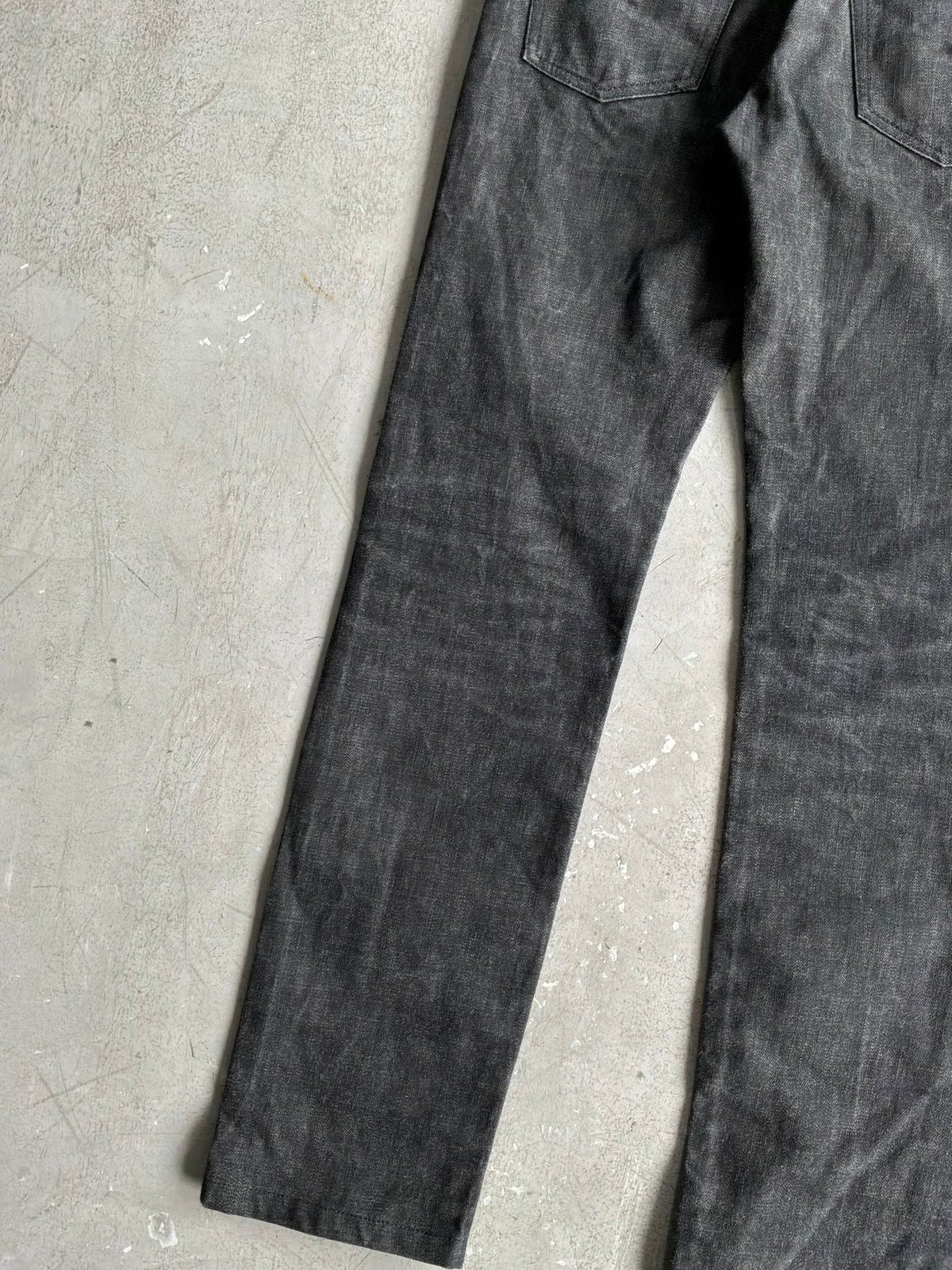 Dior Homme Hedi Slimane  Slim Straight Raw Denim Jeans