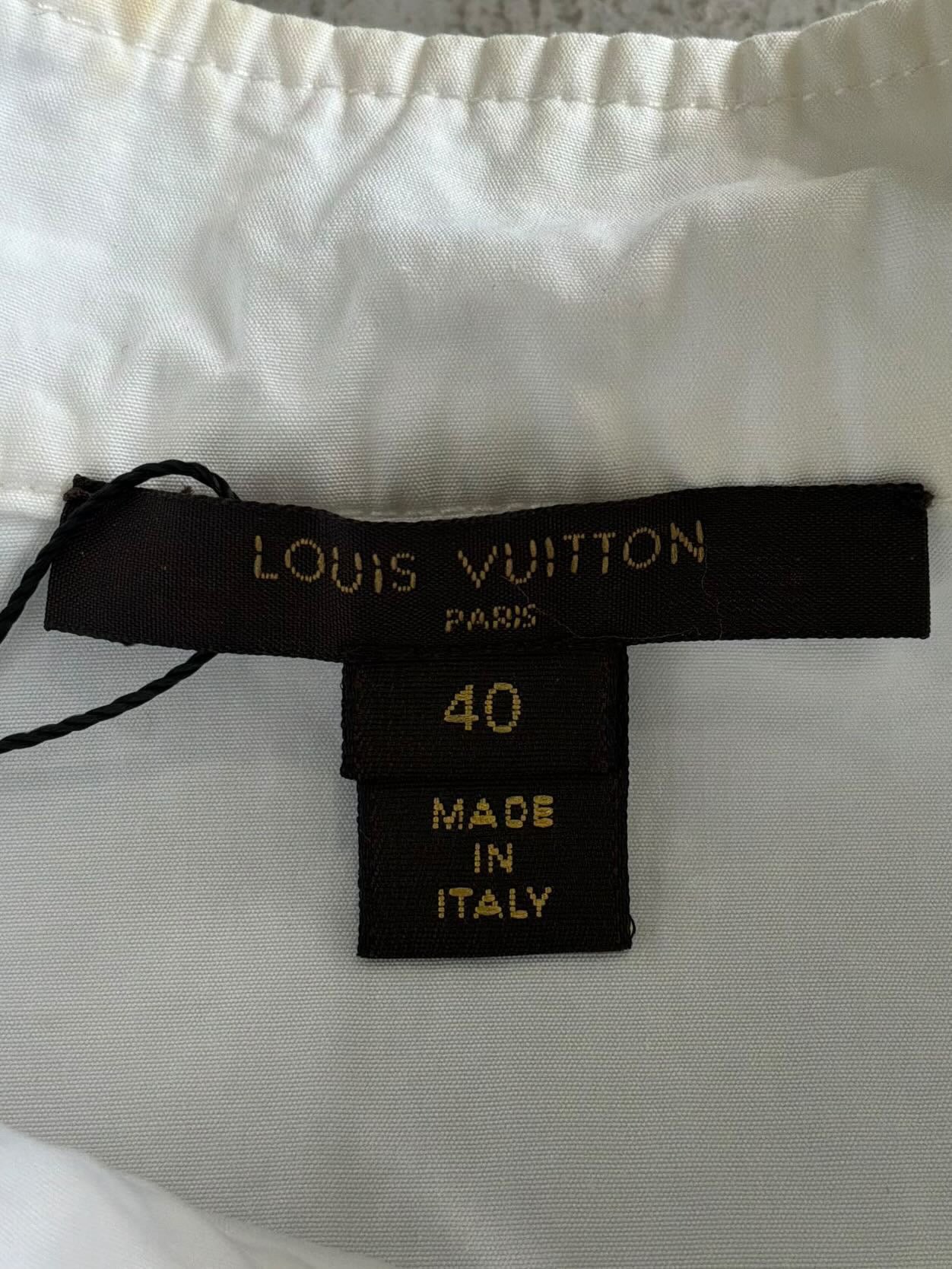 Louis Vuitton Cotton Frill Blouse