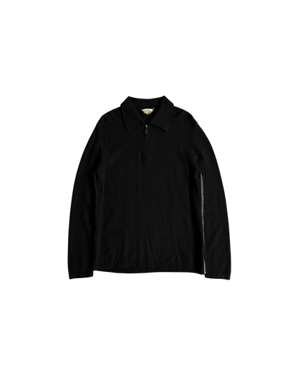 HERMES Vintage Wool Half Zip Crewneck