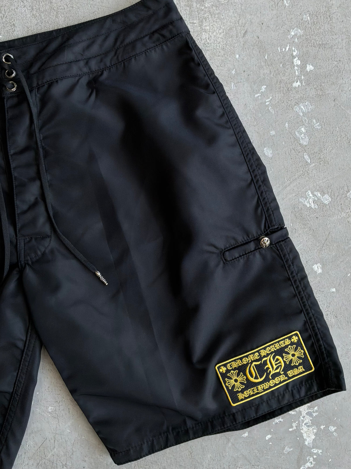 Chrome Hearts Nylon Patch Swim Shorts