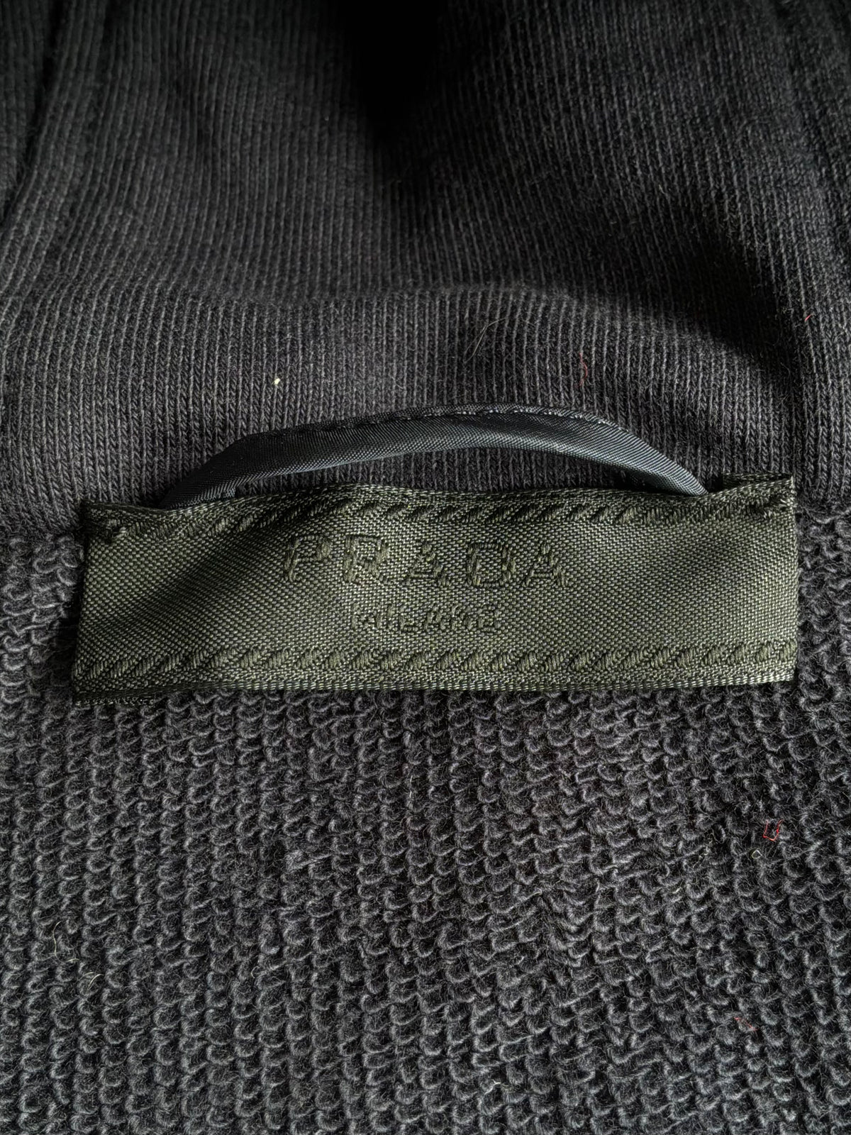 Prada Hybrid Zip Up Hoodie