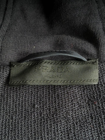 Prada Hybrid Zip Up Hoodie