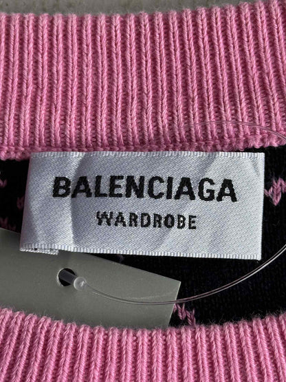 Balenciaga All Over Logo Sweater