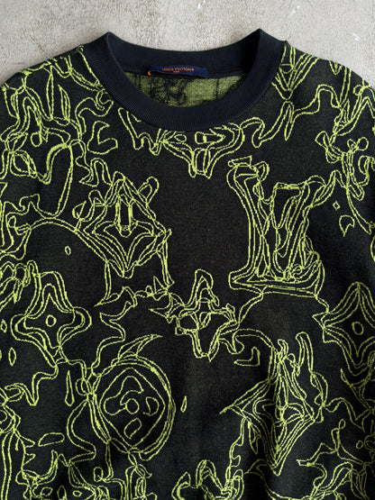 Louis Vuitton Monogram Intarsia Knit Crewneck