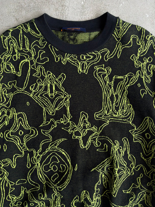 Louis Vuitton Monogram Intarsia Knit Crewneck