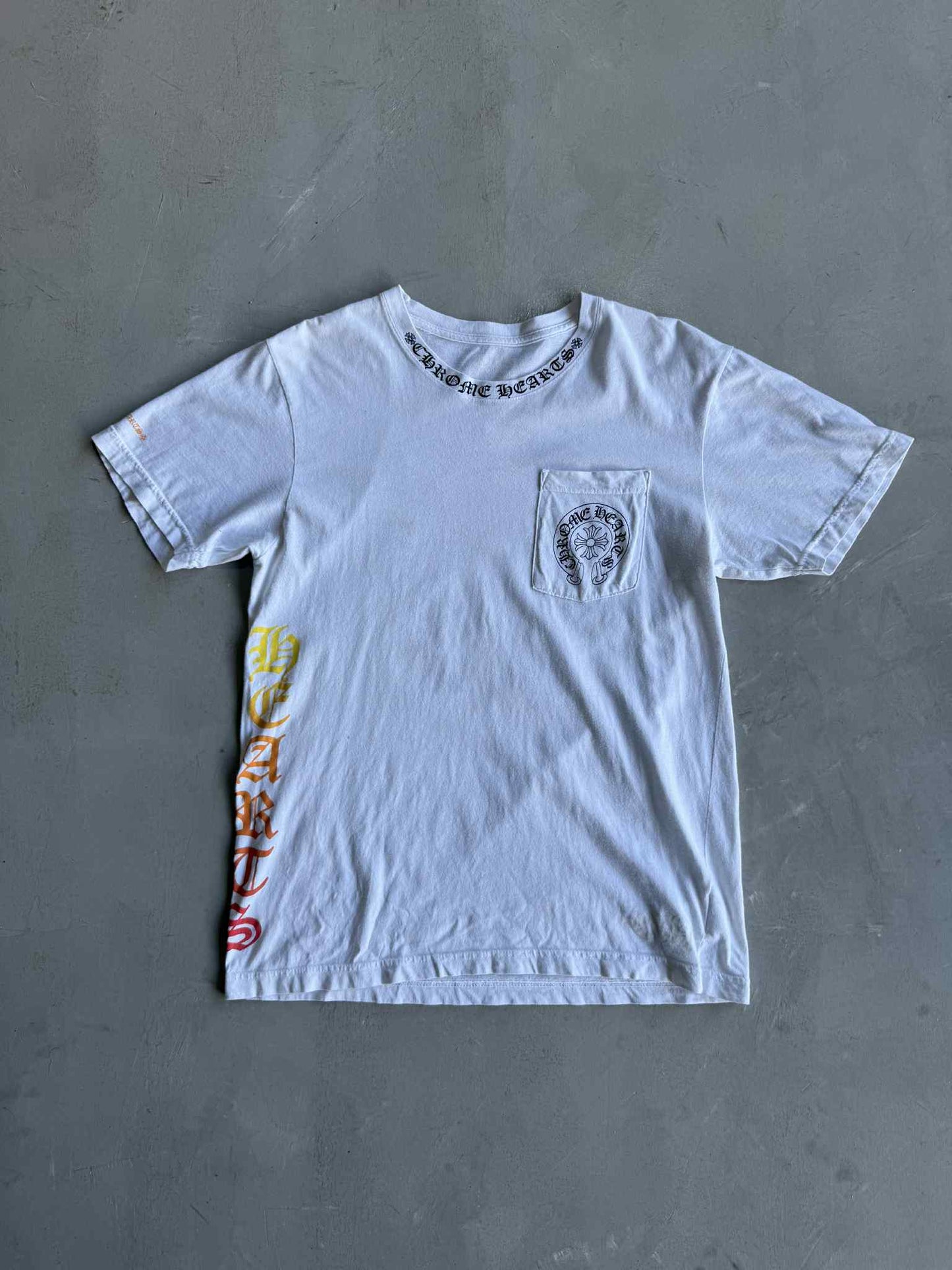 Chrome Hearts Vintage Horseshoe Red Yellow Green Shirt