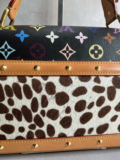 RARE Louis Vuitton X Murakami Dalmatian Ponyhair SAC Rabat Shoulder Bag