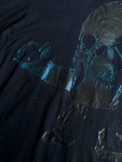 Chrome Hearts Vintage Foti Metallic Blue Tee