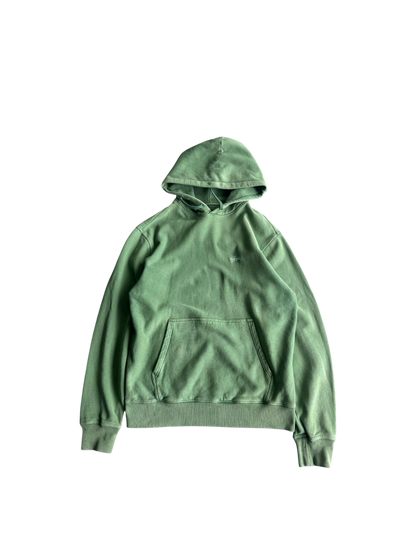 Stussy Green Basic Logo Chest Hoodie