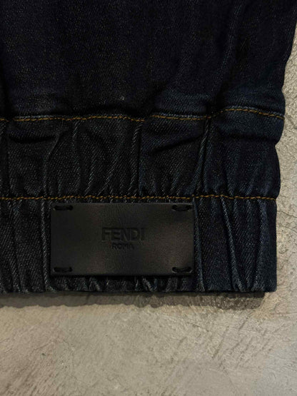 Fendi Cropped Denim Jacket