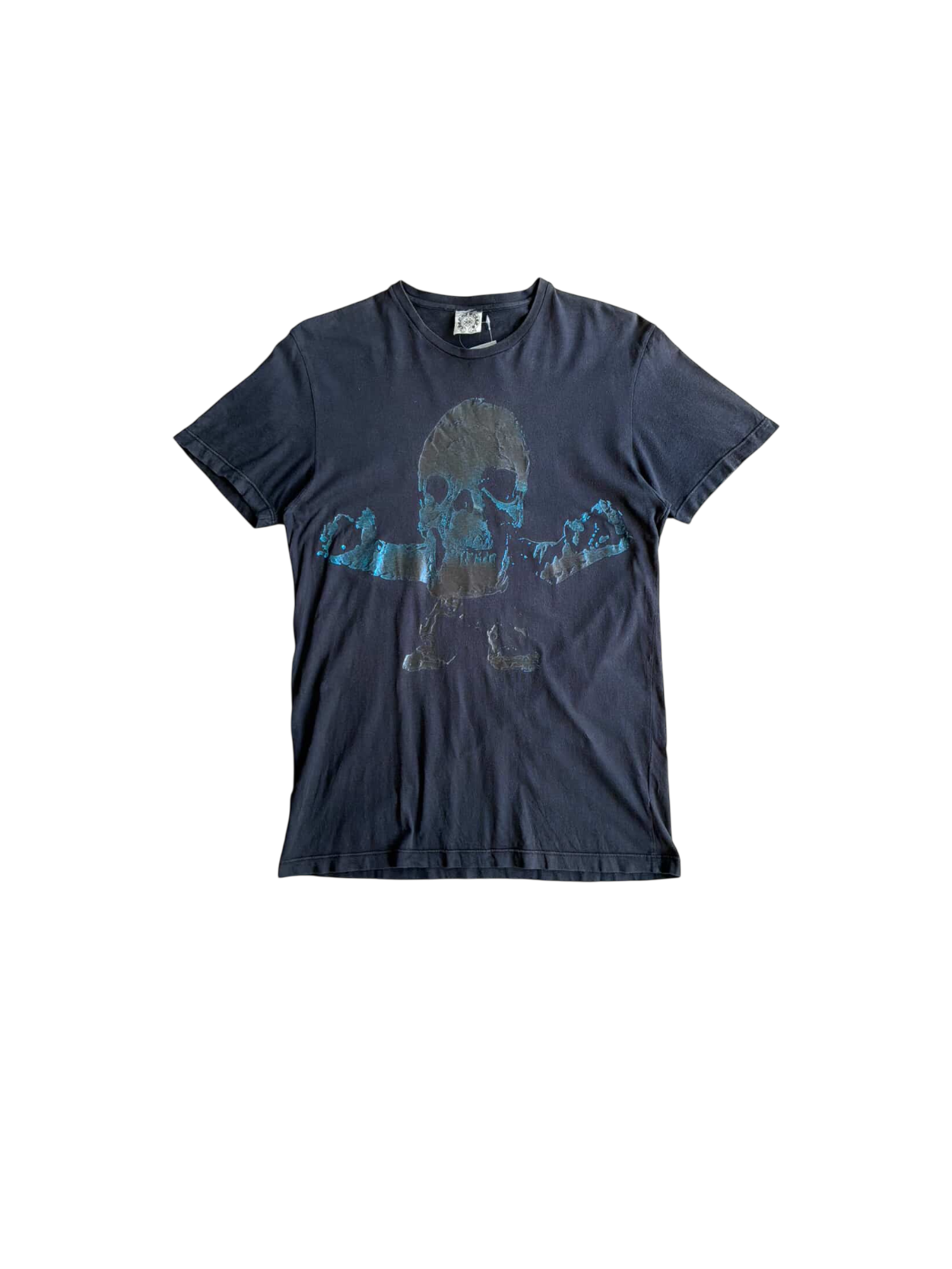 Chrome Hearts Vintage Foti Metallic Blue Tee