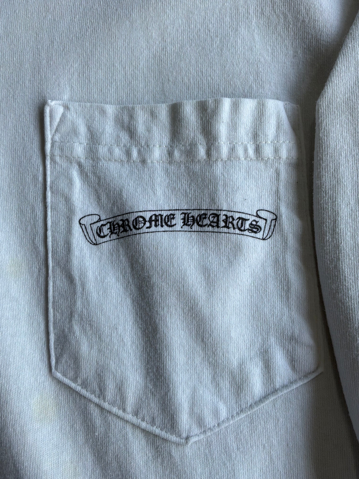 90s Chrome Hearts Flame Sleeves Spine Cross Longsleeves