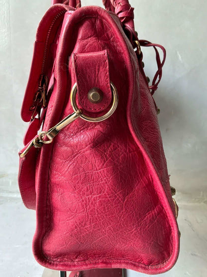 Balenciaga City Classic Pink Lambskin