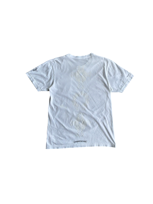 Chrome Hearts Tonal Cross White Tee