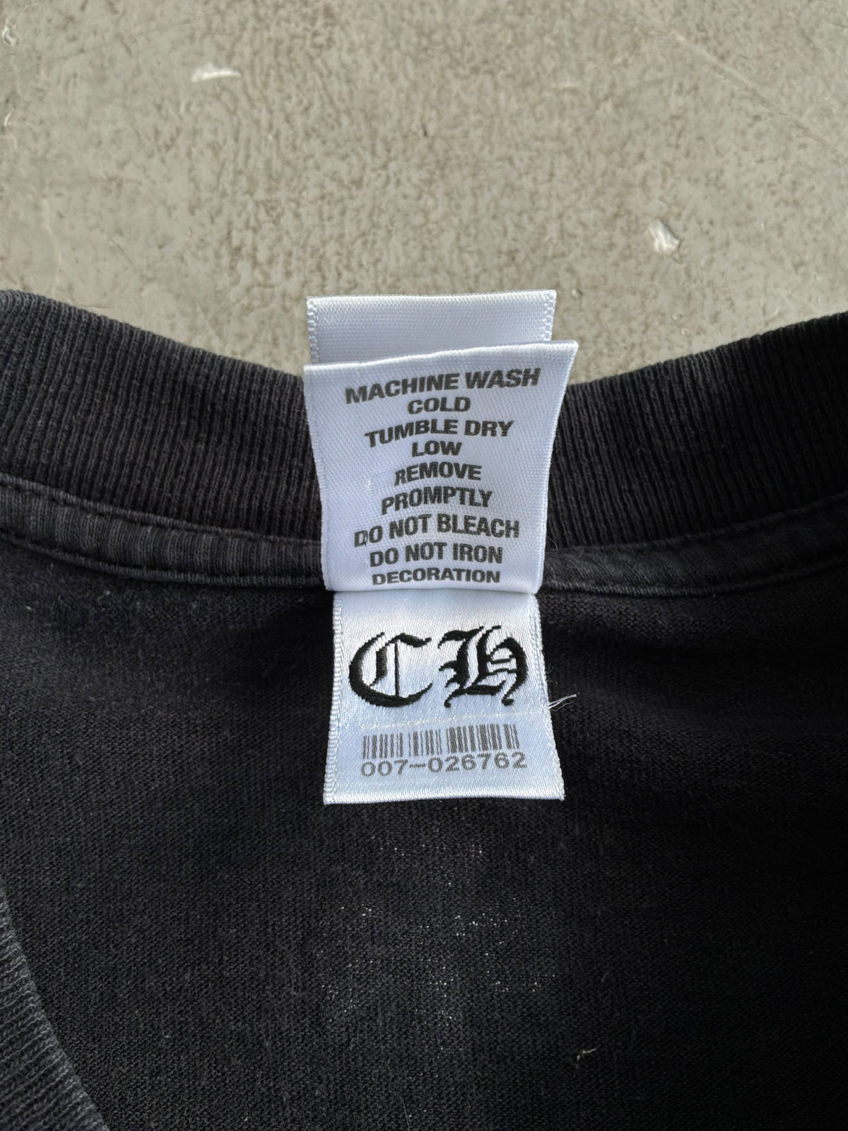 Chrome Hearts Vintage Spine Cross Tee