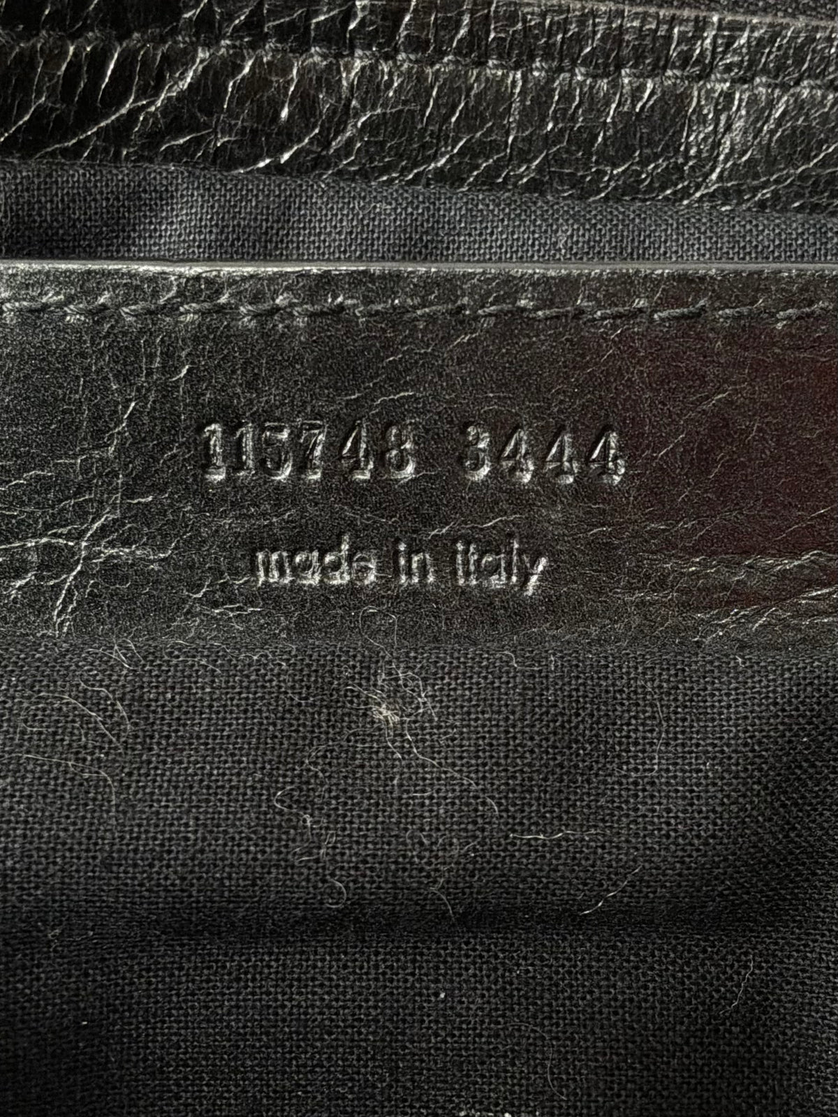 Balenciaga Classic City Black on Brass Lambskin Bag