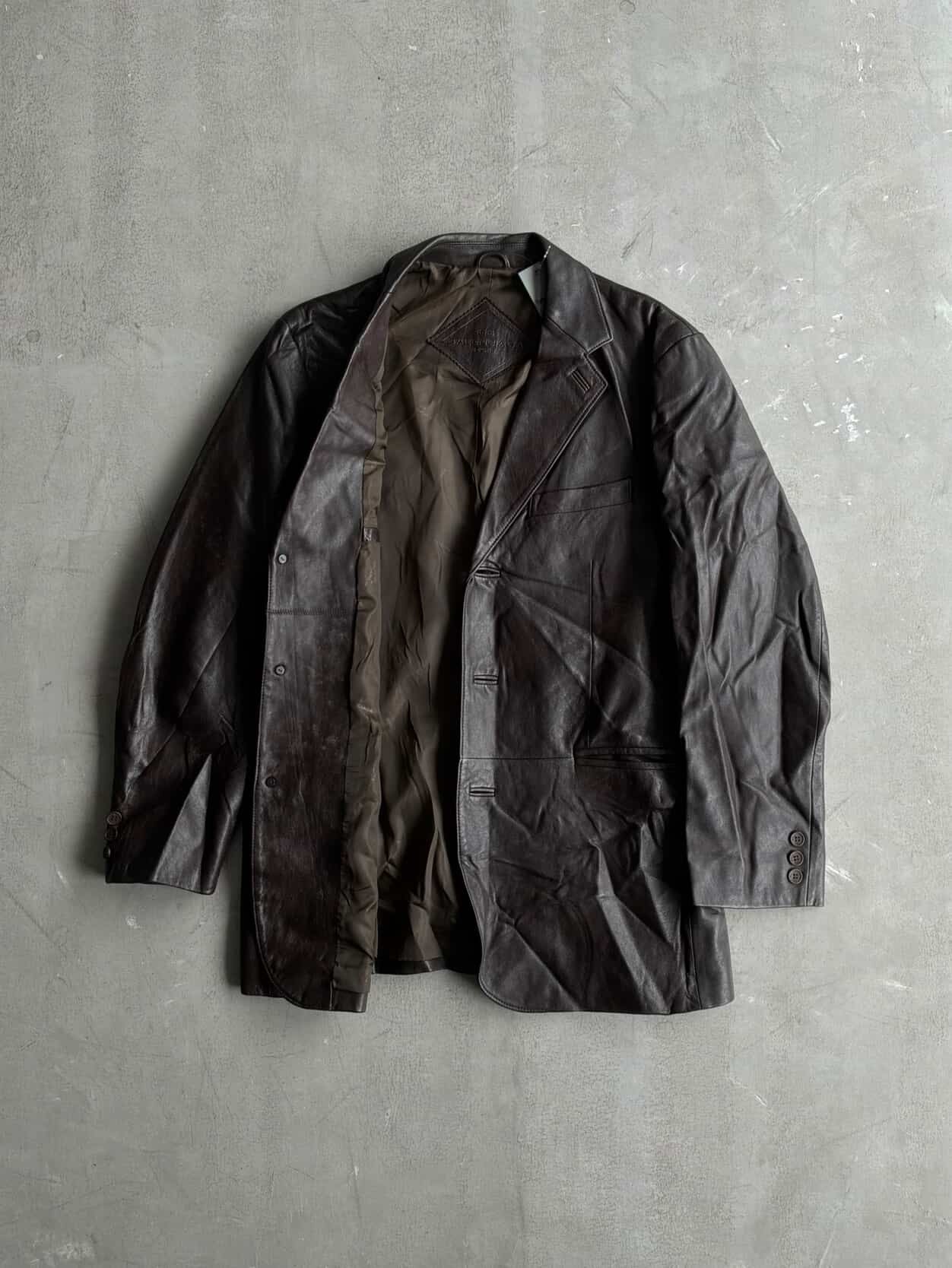 Balenciaga Vintage Leather Coat