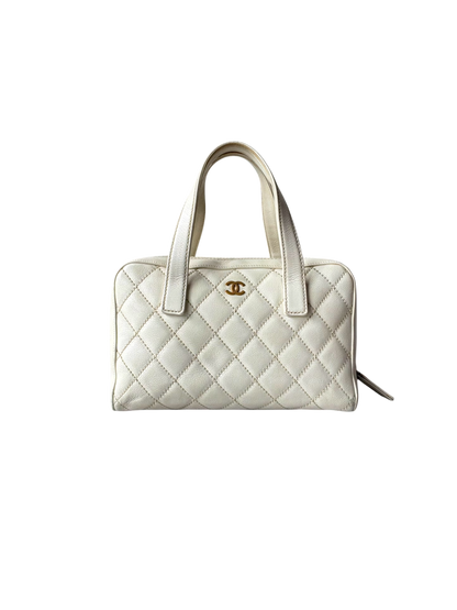 Chanel Vintage Wildstitch Bowler Bag