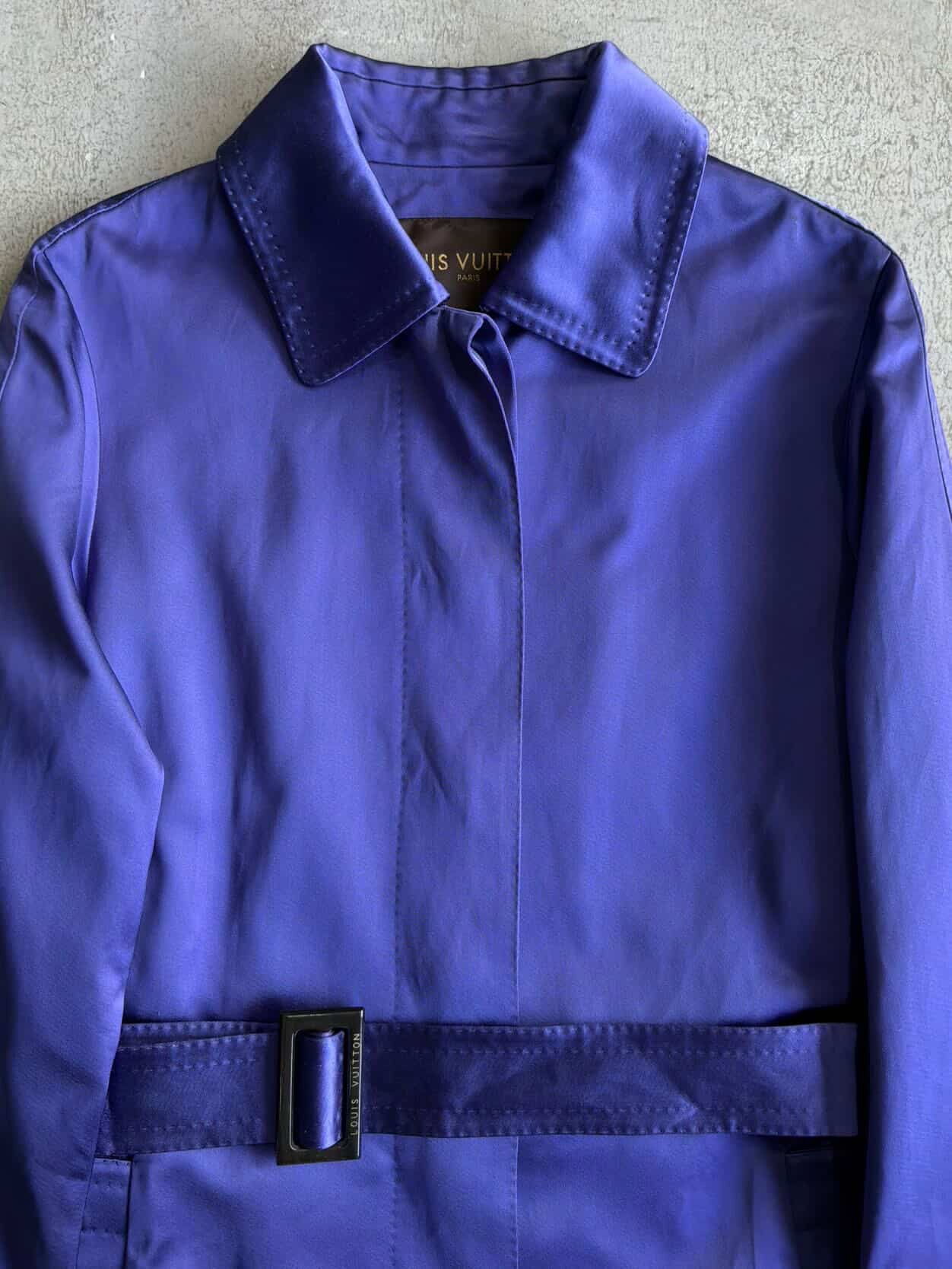 Vintage Louis Vuitton Womens Nylon Trench Coat