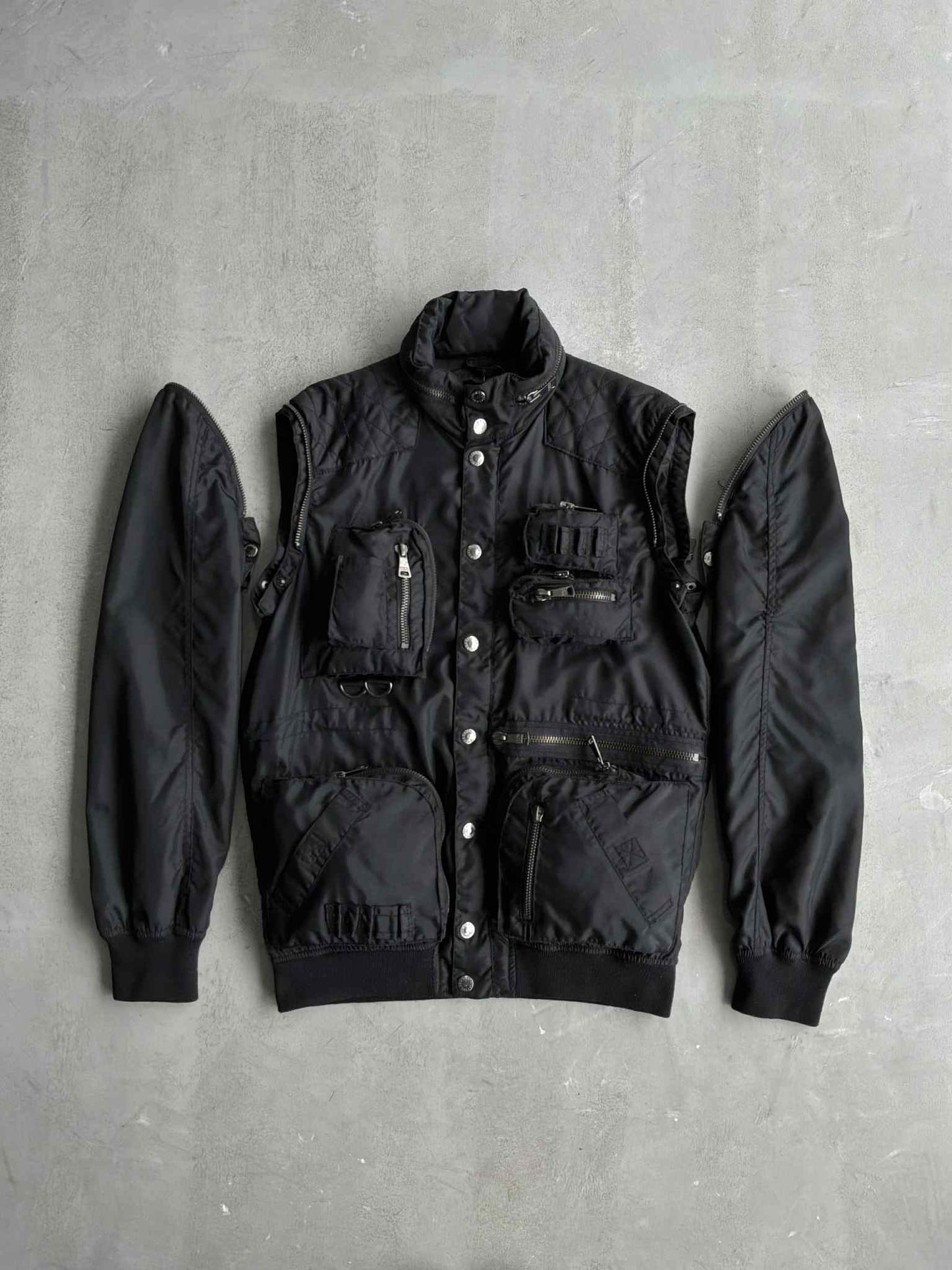 Dolce & Gabbana Convertible Multipocket Hunting Jacket